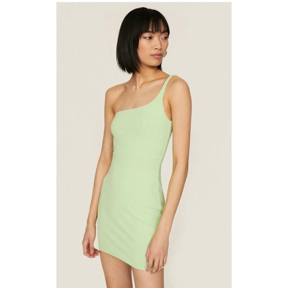 Gauge81 Erla One Shoulder Dress in Pistachio size M - Picture 1 of 7